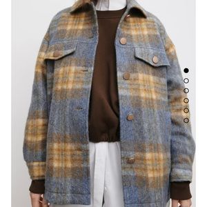 Zara plaid overshirt